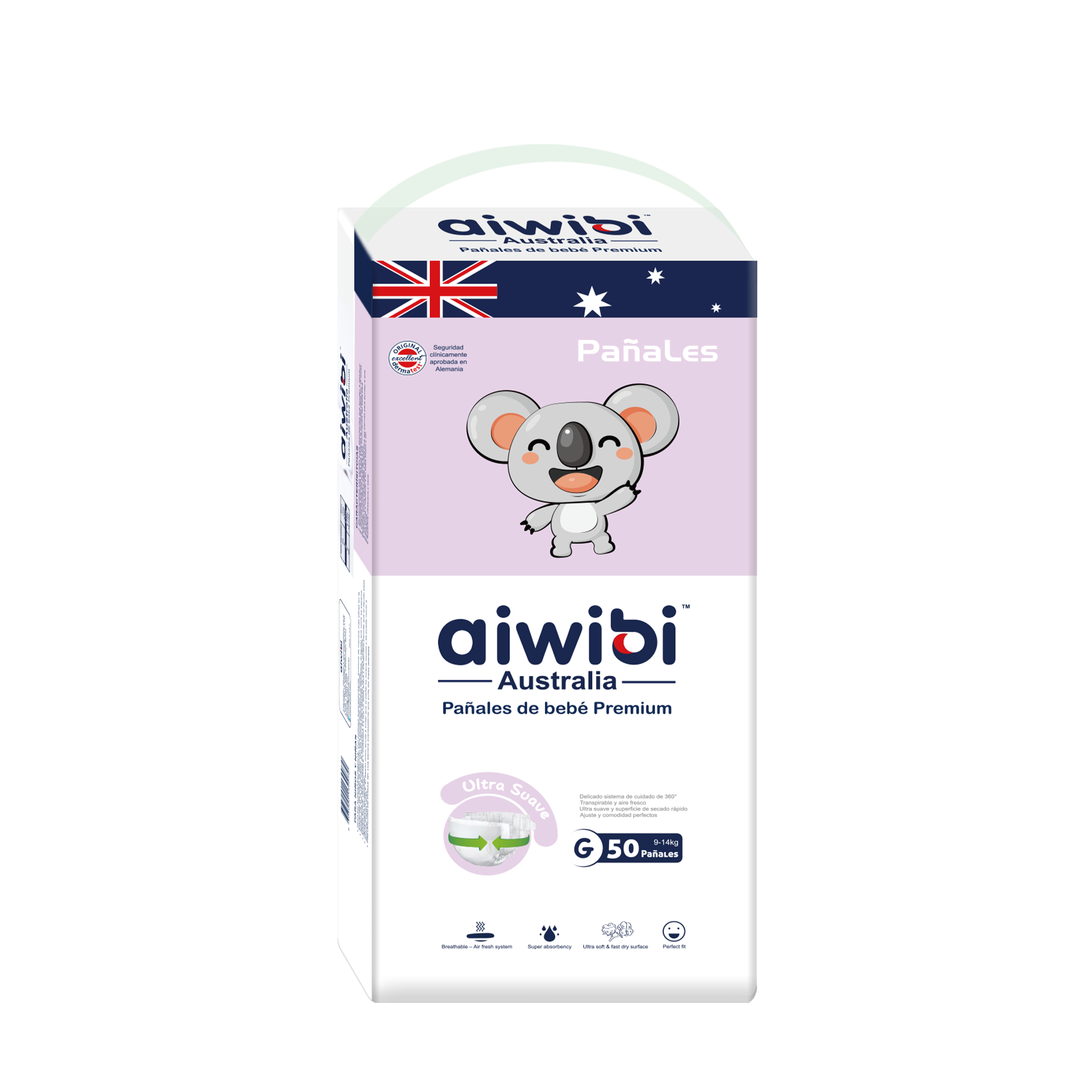 Pañales para bebé Comfort Care — G 50 unidades