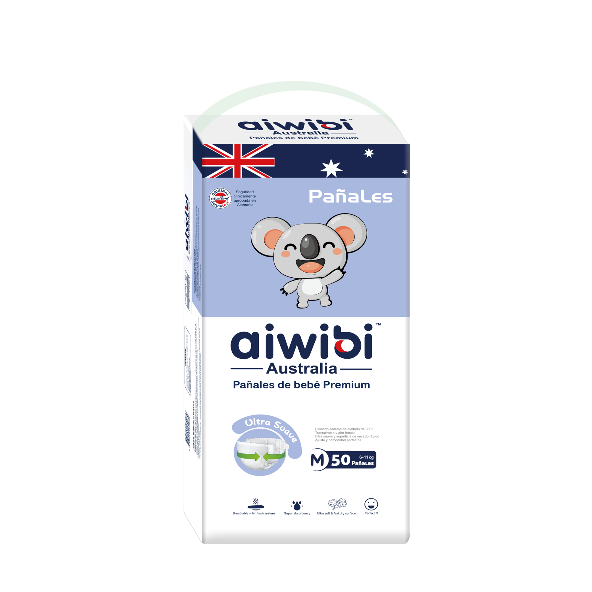 Pañales para bebé Comfort Care — M 50 unidades