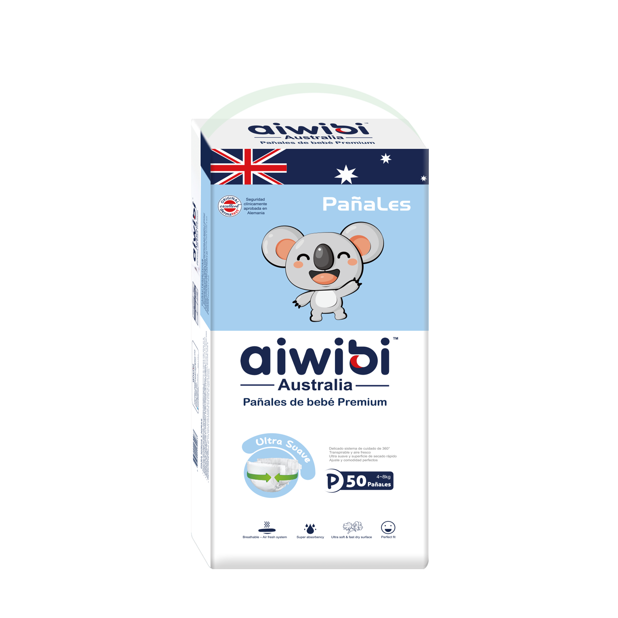 Pañales para bebé Comfort Care — P 50 unidades