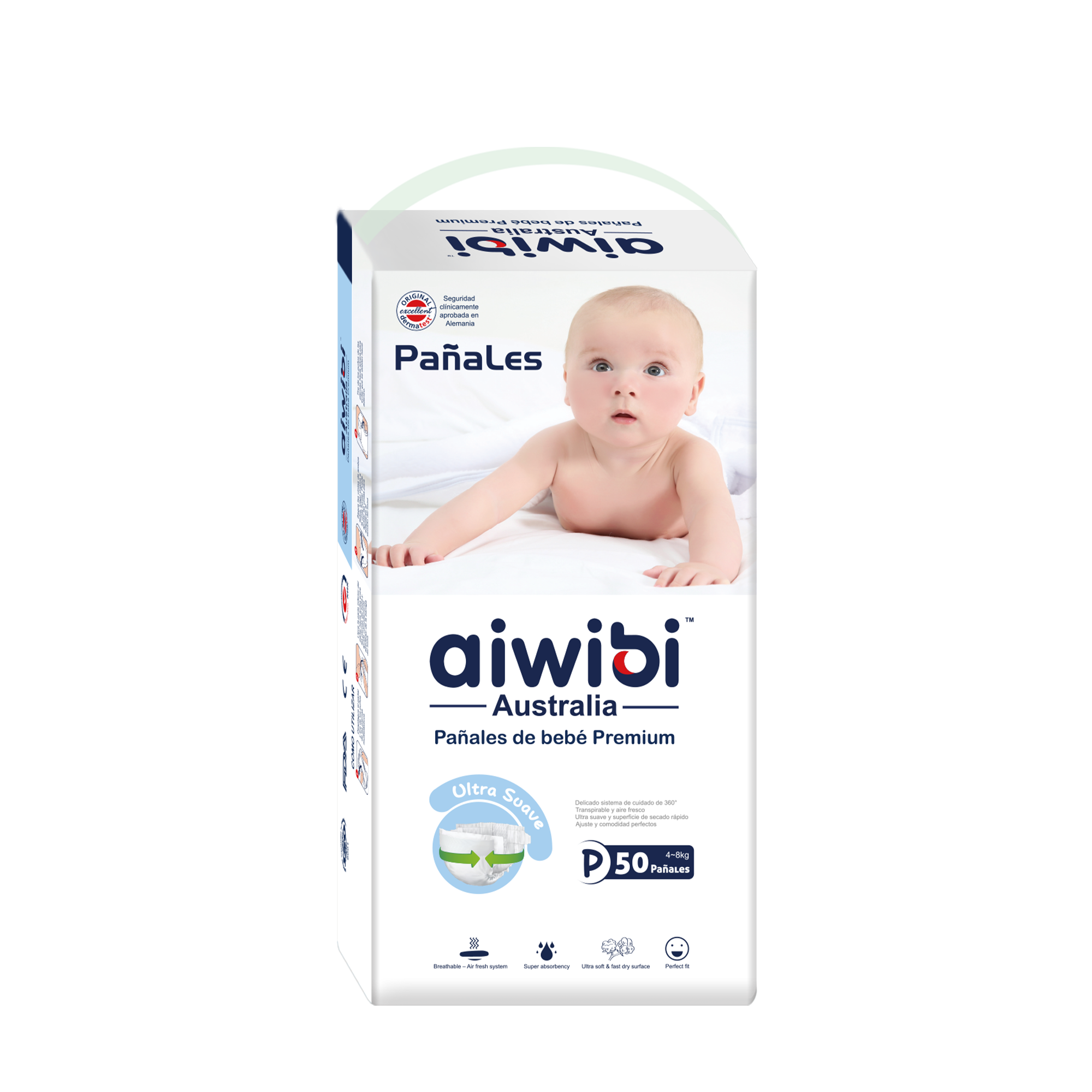 Pañales para bebé Comfort Care — P 50 unidades